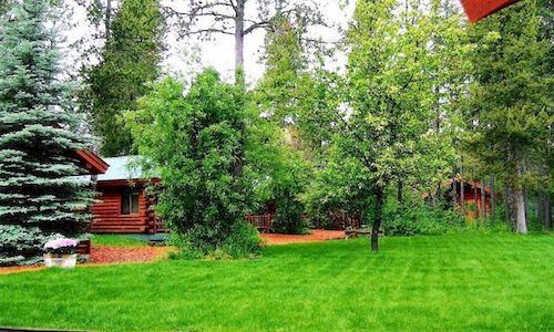 Silverwolf Log Chalets Coram Buitenkant foto